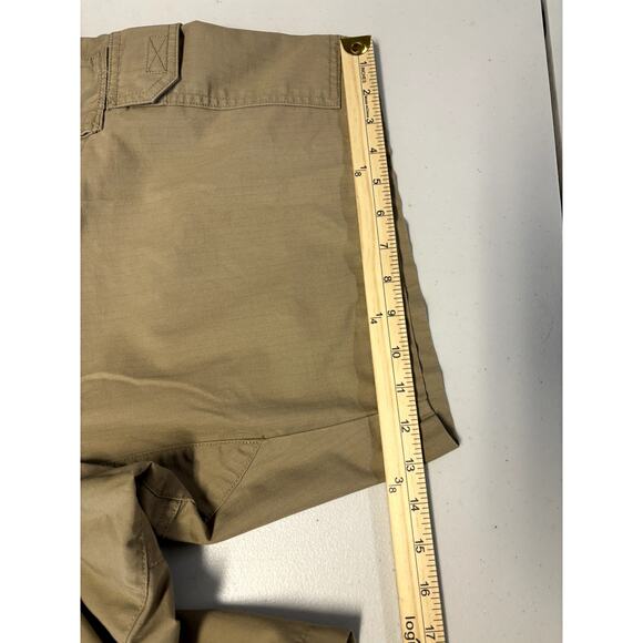 5.11 Tactical Series Men's Size 42 Tan Ripstop Utility Multi Pocket Cargo Shorts - Picture 8 of 11